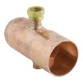 Product Image of 2" Copper End Cap Spun End with Drain & Vent Connections 