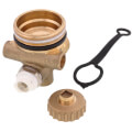 TruFLOW Manifold End Cap with Vent & Drain