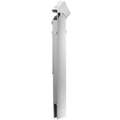 Product Image of 1-Gang 42" Stainless Steel Power Pedestal, Direct Bury, NEMA 3R, Lockable Flush Hinge Top, Self-Closing Lid, Brushed, Stainless Steel