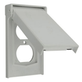 Product Image of Weatherproof Wallplate, 1-Gang, Vertical (Gray)