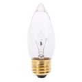 Product Image of 25 Watt B11 Incandescent Bulb - Clear - 2500 Average rated hours - 210 Lumens - Medium base - 130 Volt (60 Pack)