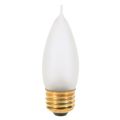 Product Image of 25 Watt CA10 Incandescent Bulb - Frost - 2500 Average rated hours - 200 Lumens - Medium base - 130 Volt (50 Pack)