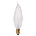 Product Image of 15 Watt CA8 Incandescent Bulb - Frost - 2500 Average rated hours - 90 Lumens - Candelabra base - 130 Volt (60 Pack)