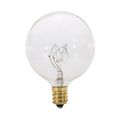 Product Image of 15 Watt G16 1/2 Incandescent Bulb - Clear - 2500 Average rated hours - 98 Lumens - Candelabra base - 130 Volt (50 Pack)
