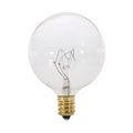 Product Image of 25 Watt G16 1/2 Incandescent Bulb - Clear - 2500 Average rated hours - 186 Lumens - Candelabra base - 130 Volt (50 Pack)