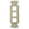 Product Image of Quickport, Decora Insert, 3-port (Ivory)