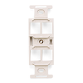 Product Image of Quickport, Duplex Type 106 Insert, 4-port (Light Almond)