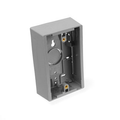 Product Image of Surface-mount Back Box, Single-Gang, 1.45" Box Depth (Gray)
