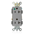 Product Image of 20A Decora Plus Duplex Receptacle/outlet, Hospital Grade, Self-grounding (Brown)