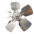 Product Image of 8" Aluminum 5 Blade CW, 1/4" Bore w/ Hub