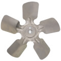 Product Image of 10" Aluminum 5 Blade CCW Fan Blade, 5/16" Bore (w/ Hubs)