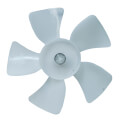Product Image of 4" Plastic 5 Blade CW Fan Blade, 1/8" Bore