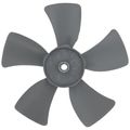 Product Image of 5" Plastic 5 Blade CCW Fan Blade, 1/4" Bore