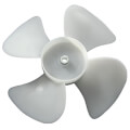 Product Image of 6" Plastic 4 Blade CCW Fan Blade, 1/4" Bore