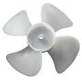 Product Image of 6" Plastic 4 Blade CCW Fan Blade, 5/16" Bore