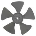 Product Image of 7" Plastic 5 Blade CCW Fan Blade, 1/4" Bore