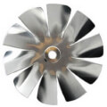 Product Image of 4" Aluminum 10 Blade CW Intake Hub Fan Blade
