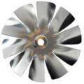 Product Image of 3" Aluminum 10 Blade, 1/4" Bore CW Intake Hub Fan Blade