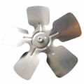 Product Image of 14" Aluminum 5 Blade CW Fan Blade, 1/2" Bore (w/ Hub)