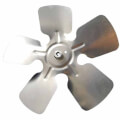 Product Image of 5-1/2" Aluminum 5 Blade CCW Fan Blade, 5/16" Bore (w/ Hub)