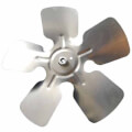 Product Image of 5-1/2" Aluminum 5 Blade CCW Fan Blade, 1/4" Bore (w/ Hub)