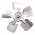 Product Image of 9" Aluminum 5 Blade CW Fan Blade, 1/4" Bore (w/ Hub)