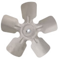 Product Image of 9" Aluminum 5 Blade CCW Fan Blade, 1/4" Bore (w/ Hub)