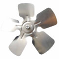 Product Image of 9" Aluminum 5 Blade CW Fan Blade, 5/16" Bore (w/ Hub)