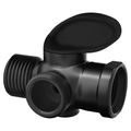 Product Image of Matte Black Shower Arm Diverter (2.5"l X 2"w X 3"h), A720BL