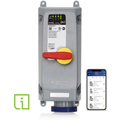 Product Image of 60A 240V 3PH, 3P 4W IEC 60309-1 & 60309-2 Pin & Sleeve Interlock, Local/Remote Monitoring (Blue)