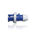 Product Image of 20A, 250V 3-Phase, 3P, 4W, LEV Series IEC 60309-1 & 60309-2 Pin & Sleeve Plug, IP66/IP67/IP68/IP69K, Watertight (Blue)