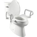 Product Image of Independence Assist Standard Height Premium Elongated/Round Plastic Toilet Seat, Support Arms (White)