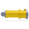 Product Image of 60A, 125V 2P, 3W, North American Pin & Sleeve Connector, IP67, Watertight (Yellow)