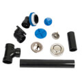 Product Image of True Blue ABS Full Kit w/ Push n' Pull Stopper, Test Kit & Finished Drain Spud (Brushed Nickel)