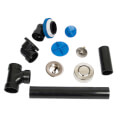 Product Image of True Blue ABS Full Kit w/ Uni-Lift Stopper, Test Kit & Finished Drain Spud (Brushed Nickel)
