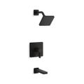 Product Image of Parallel Rite-temp Bath And Shower Trim Kit, 2.5 GPM (Matte Black)