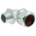 Product Image of 1/2 NPT Iron 0.625 to 0.75" Liquidtight 90-Degree Elbow Strain Relief Cord Grip , 2251