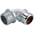 Product Image of 1 NPT Iron 0.5 to 0.625" Liquidtight 90-Degree Elbow Strain Relief Cord Grip , 2255