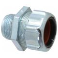 Product Image of 3/4" Malleable Iron 0.75 to 0.875" Liquidtight Straight Strain Relief Cord Grip, 2536-TB