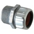 Product Image of 1" Zinc 0.875 to 0.985" Liquidtight Straight Strain Relief Cord Grip, 2547-TB