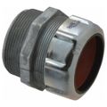 Product Image of 2 NPT Zinc 1.625 to 1.875" Liquidtight Straight Strain Relief Cord Grip, 3-1/2" OAL, 2575