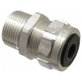Product Image of 3/4 NPT Steel 0.125 to 0.375" Liquidtight Straight Strain Relief Cord Grip, 1-25/32" OAL , 2930