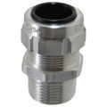 Product Image of 3/4" Aluminum 0.5 to 0.75" Liquidtight Straight Strain Relief Cord Grip, 2932AL