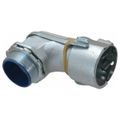 Product Image of 2" FMC Insulated Malleable Iron 90-Degree Elbow Conduit Connector w/ Set Screw, 3140