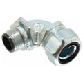 Product Image of 1/2" 90-Degree Malleable Iron Insulated Liquid Tight High Temperature Elbow Connector, 5352HT