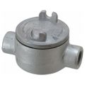 Product Image of 3/4" Ductile Iron GUAC Hazardous Location Conduit Outlet Box w/ Aluminum Cover, 13.3 Cubic Inch, GUAC26-TB