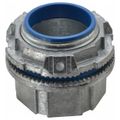 Product Image of 1-1/4" Zinc Hub Connector w/ Insulating Throat, BUNA-N Sealing Ring for Rigid/IMC Conduit, H125-TB