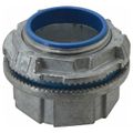 Product Image of 1-1/2" Zinc Hub Connector w/ Insulating Throat, BUNA-N Sealing Ring for Rigid/IMC Conduit, H150-TB