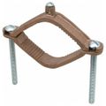 Product Image of Cast Bronze Ground Clamp for Wire Range 10 - 4, Water Pipe Size 2-1/2" - 4", J2124