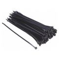Product Image of 14.2" Long, Black, Nylon, Standard Cable Ties (Pack of 100), L-14-120-0-C